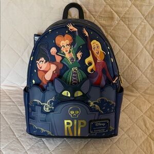 Disney Hocus Pocus Blue and Gold Mini Backpack